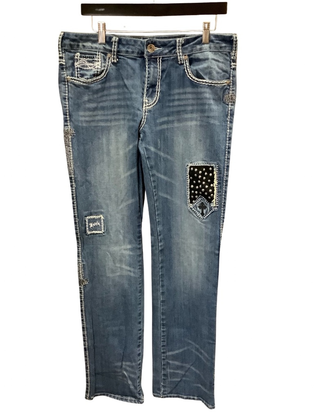 Tuff Co Women's Extra Love And Strength Jeans Blue Size: 33/37